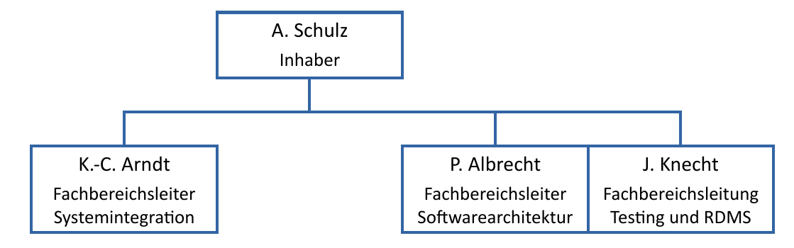 Organigramm des AS-IT Systemhaus